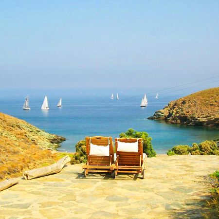Amelia Beachfront Villa Korissia  Bagian luar foto