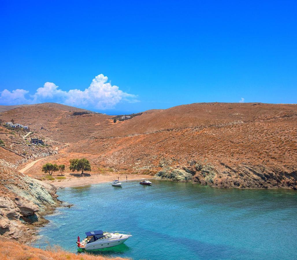 Amelia Beachfront Villa Korissia  Bagian luar foto