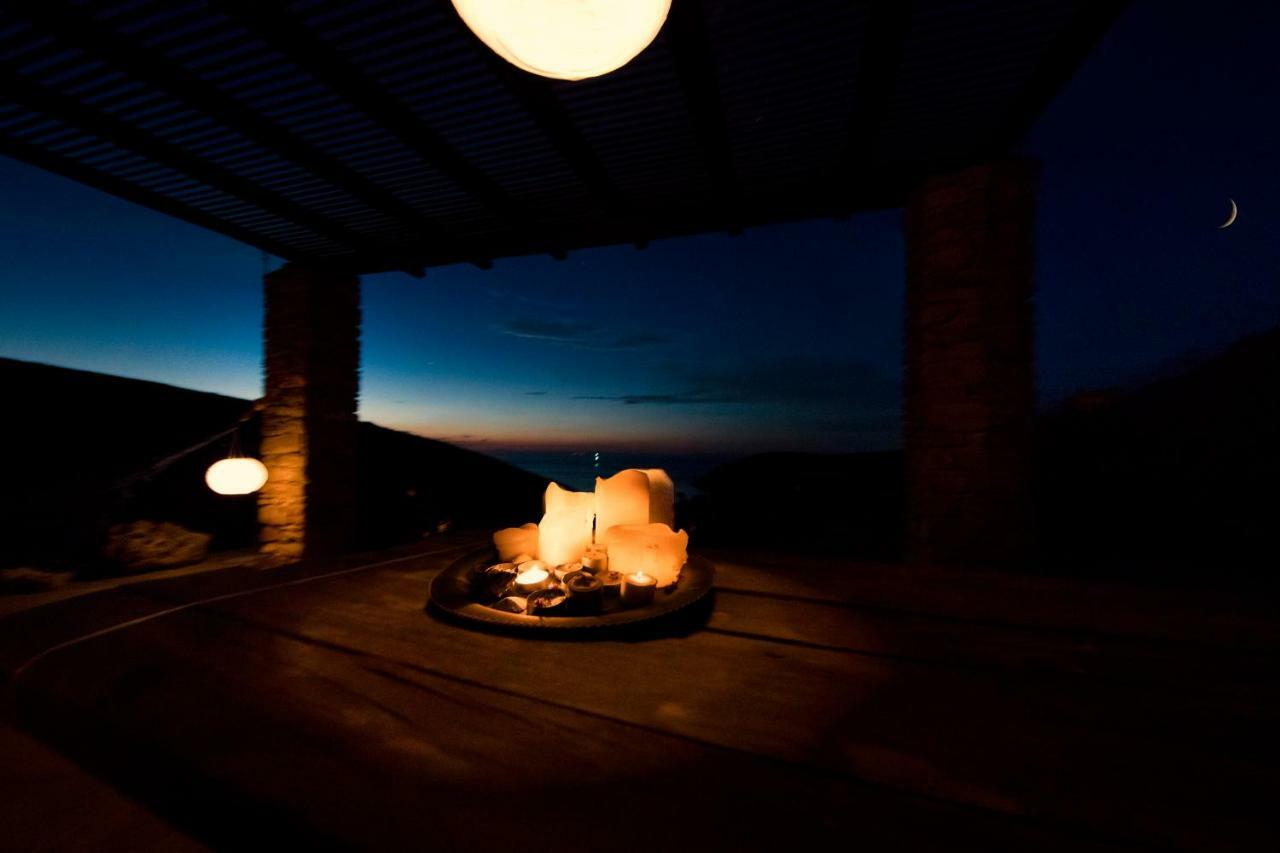 Amelia Beachfront Villa Korissia  Bagian luar foto