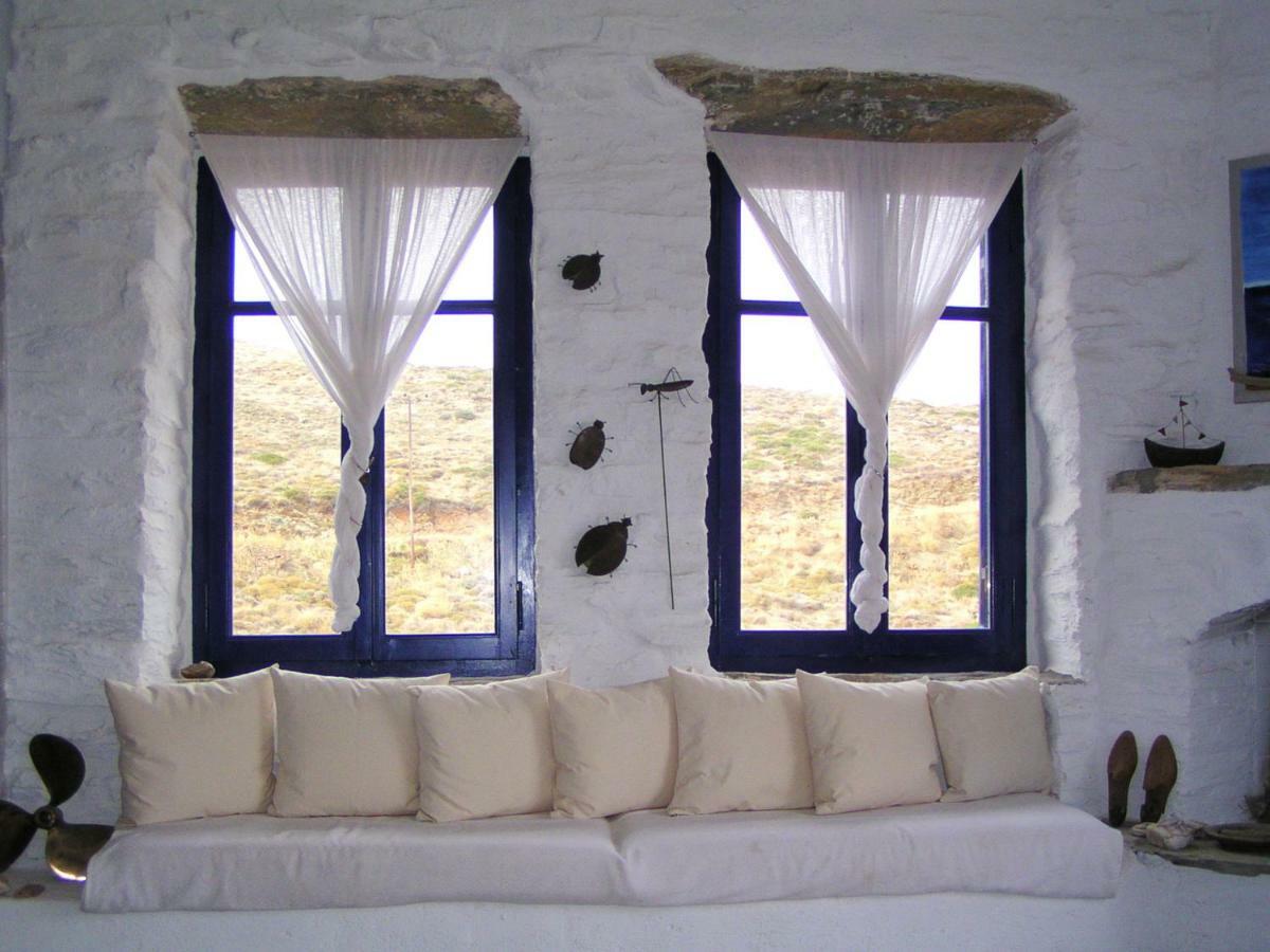 Amelia Beachfront Villa Korissia  Bagian luar foto