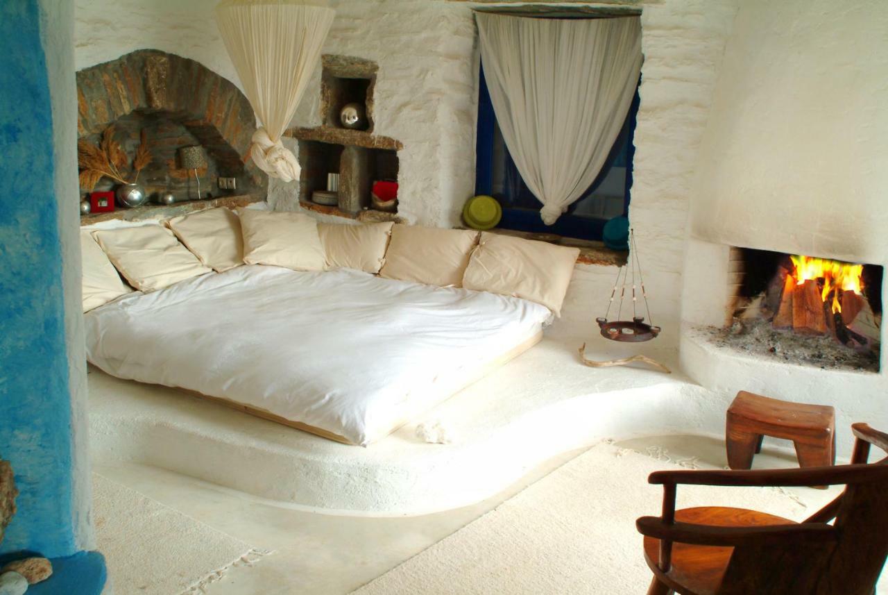 Amelia Beachfront Villa Korissia  Bagian luar foto