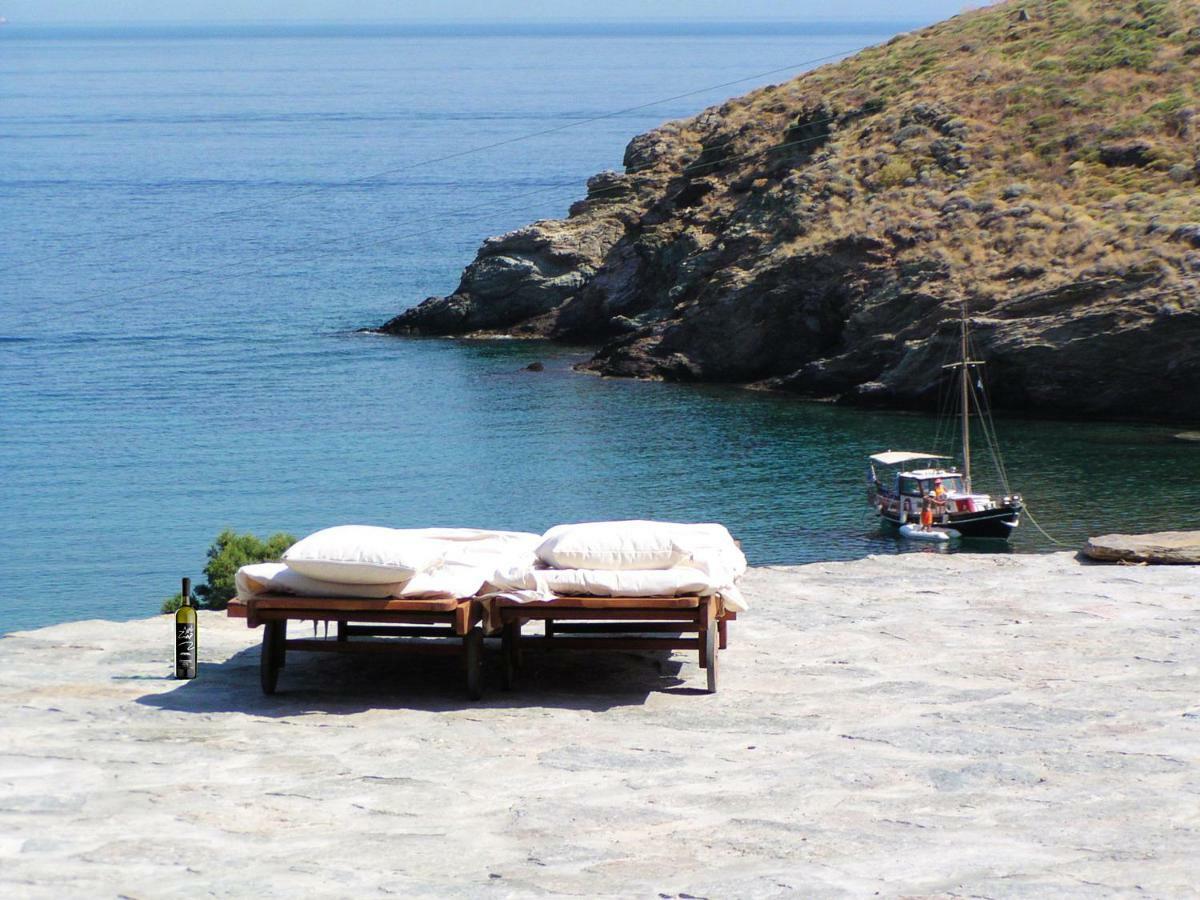 Amelia Beachfront Villa Korissia  Bagian luar foto