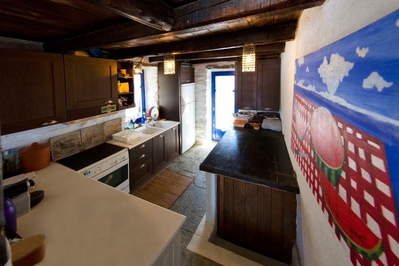 Amelia Beachfront Villa Korissia  Bagian luar foto